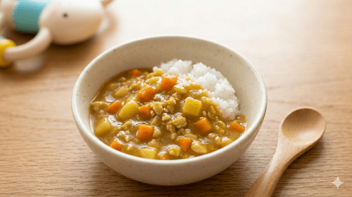 Mini Japanese Curry (Mild Baby-Friendly Version)