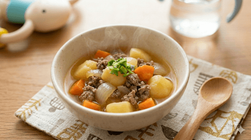 Baby Nikujaga (Potato and Beef Stew)
