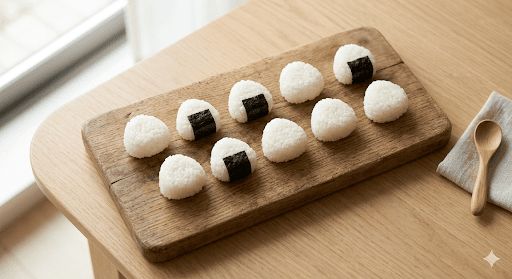 Hand-Sized Onigiri (Baby Rice Balls)