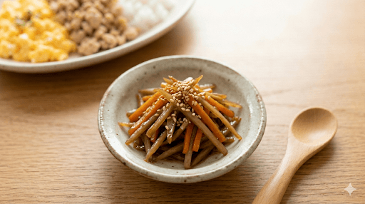 Kinpira Gobo for Toddlers (Sweet Braised Burdock Root)