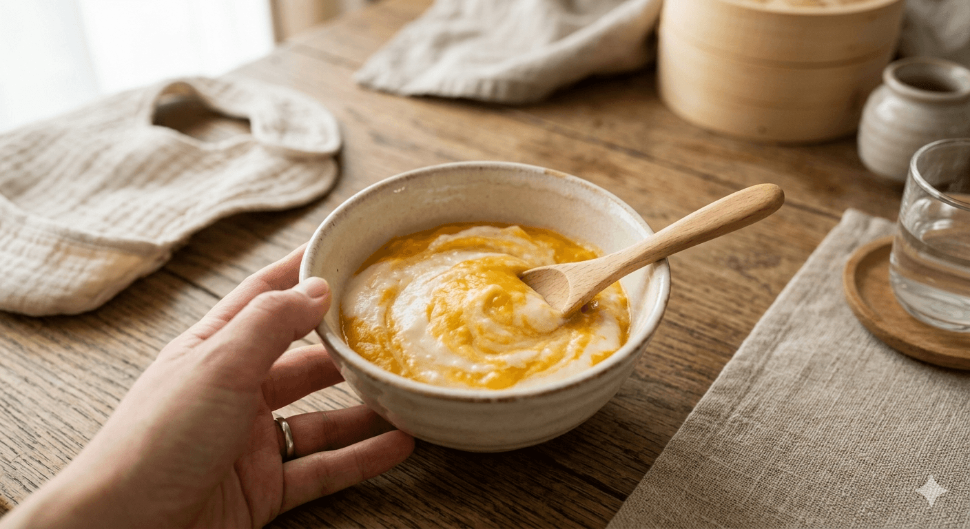Tofu and Pumpkin Mash